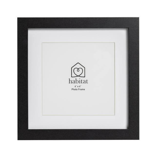 Habitat Single Mount Frame - Black -  4x4" - gallery image 1