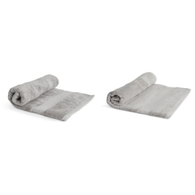 Habitat Egyptian Cotton Bath Towel or Sheet - Silver - gallery image 1