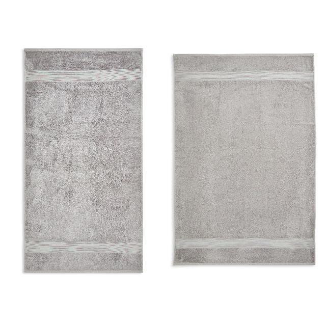 Habitat Egyptian Cotton Bath Towel or Sheet - Silver - gallery image 4