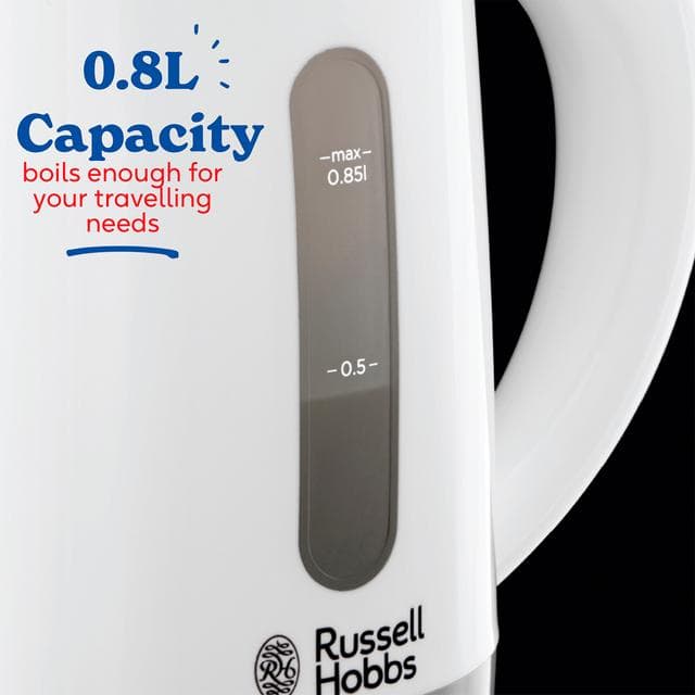 Russell Hobbs Travel Light White Small Kettle 23840 - gallery image 5