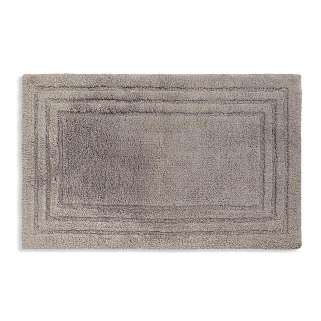 Habitat Deep Pile Bath Mat - Silver - gallery image 1
