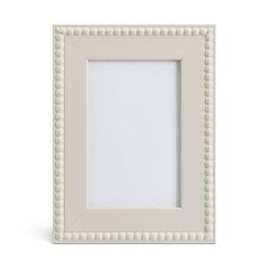 Habitat Beaded Wooden Picture Frame - Grey - 20x15cm