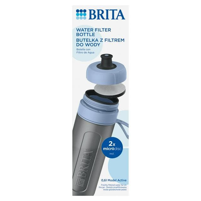 BRITA Sports Water Filter Bottle Model Active - Dark Blue - 600ml - gallery image 1
