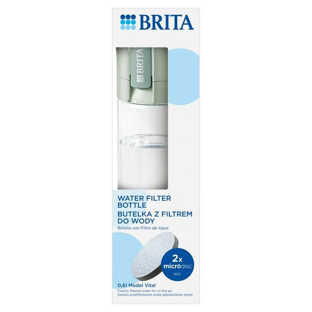 BRITA 600ml Water Filter Bottle - Light Green - gallery image 1