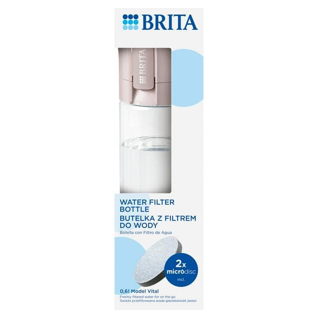 BRITA 600ml Water Filter Bottle - Apricot - gallery image 1