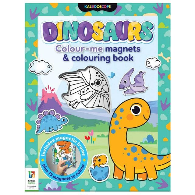 Colour Me Magnets Dinosaurs Book - gallery image 1