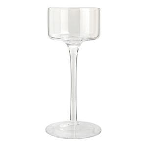 Habitat Medium Clear Long Stem Glass Pillar Holder