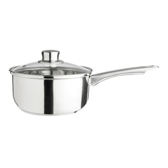 Sainsbury's Home 18cm Stainless Steel Saucepan - gallery image 1
