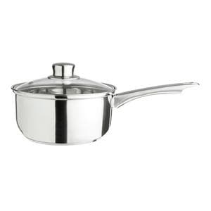 Sainsbury's Home 18cm Stainless Steel Saucepan