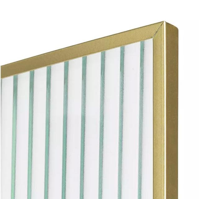 Habitat Reeded Glass Frame on Stand - Gold - 4x6" - gallery image 4