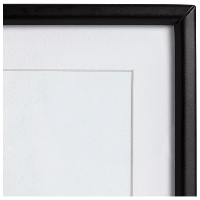 Habitat Skinny Metal Picture Frame - Black - 19x14cm - gallery image 4