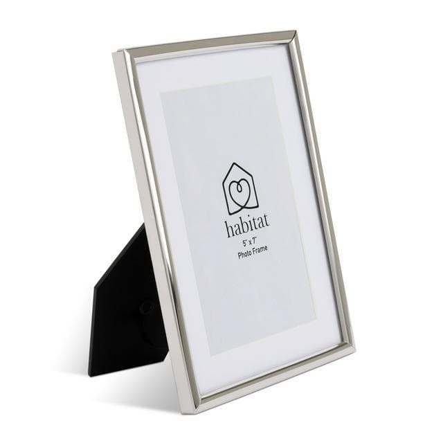Habitat Skinny Metal Frame - Silver - 5x7" - gallery image 3