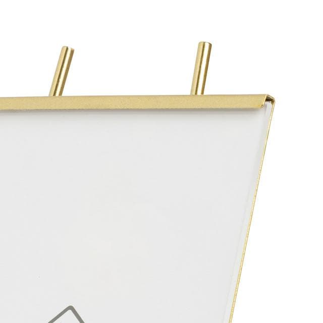 Habitat Glass Easel Photo Frame - Gold - 18x10cm - gallery image 4