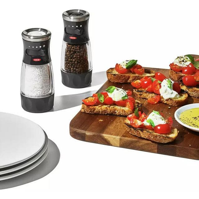 OXO Softworks Acrylic Salt Grinder - Black - gallery image 2
