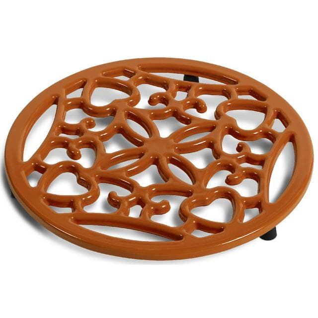 Habitat Cast Iron Trivet - Orange - gallery image 1