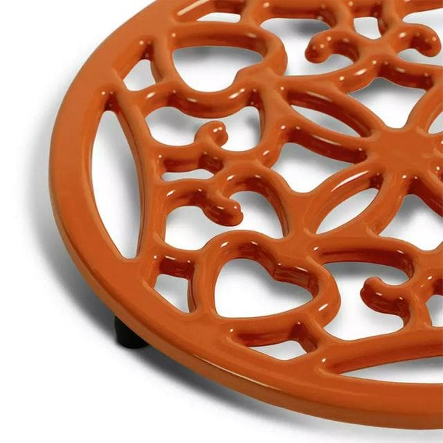 Habitat Cast Iron Trivet - Orange - gallery image 4