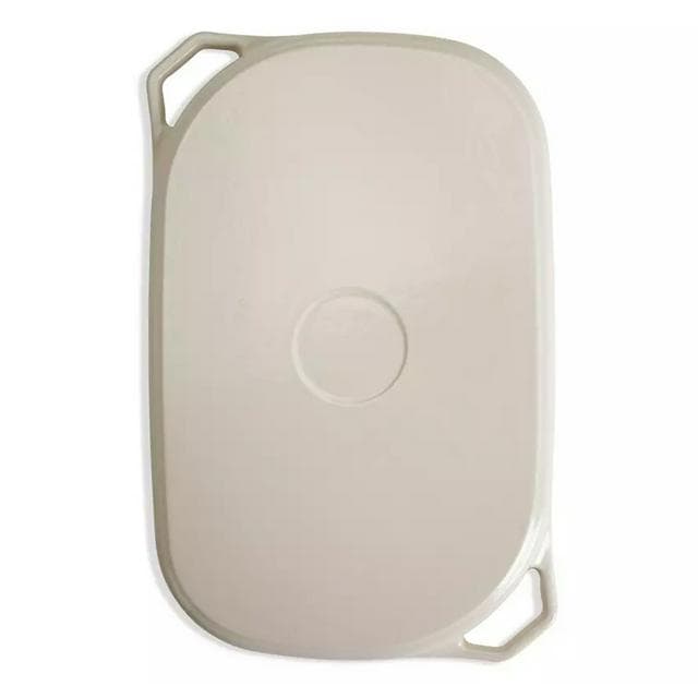 Habitat Large Cast Iron Grill Pan - Cream - gallery image 4