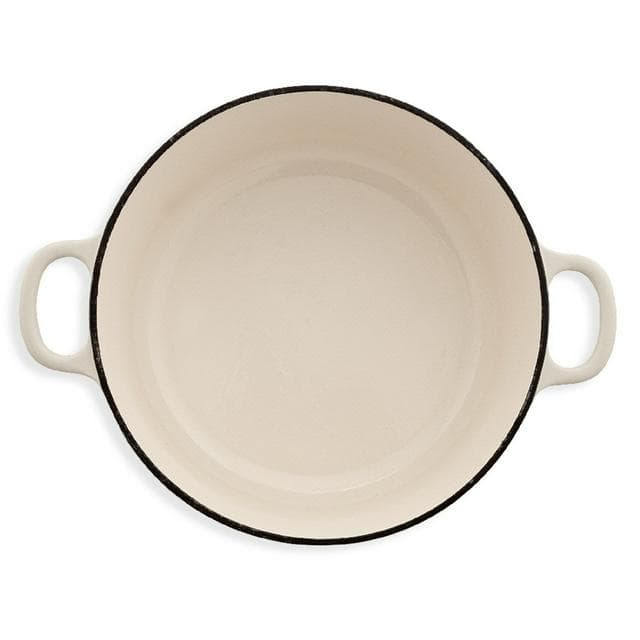 Habitat 3.3 Litre Cast Iron Casserole Dish - Cream - gallery image 3