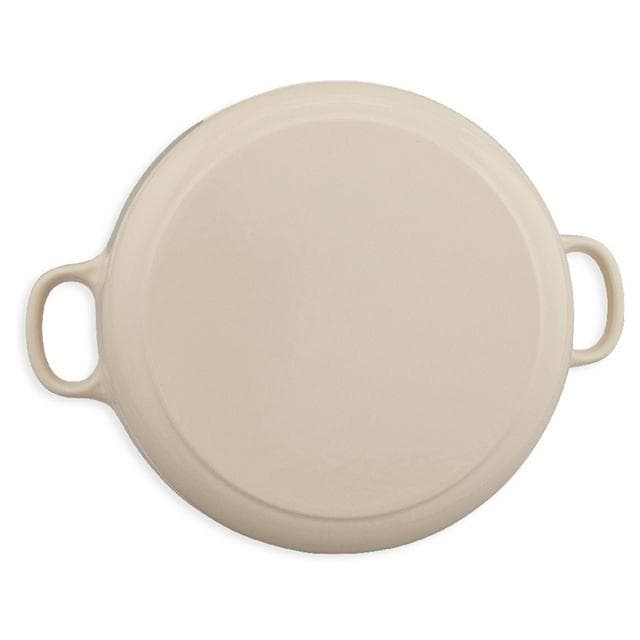 Habitat 3.3 Litre Cast Iron Casserole Dish - Cream - gallery image 5