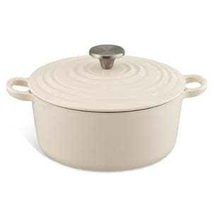 Habitat 3.3 Litre Cast Iron Casserole Dish - Cream
