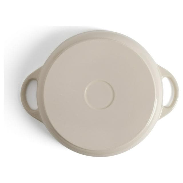 Habitat 4 Litre Cast Iron Casserole Dish - Cream - gallery image 5