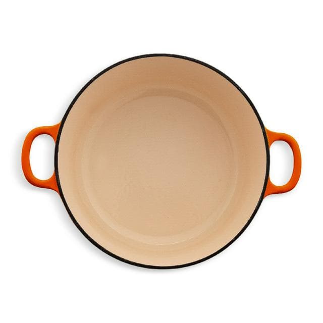 Habitat 3.3 Litre Cast Iron Casserole Dish - Orange - gallery image 3