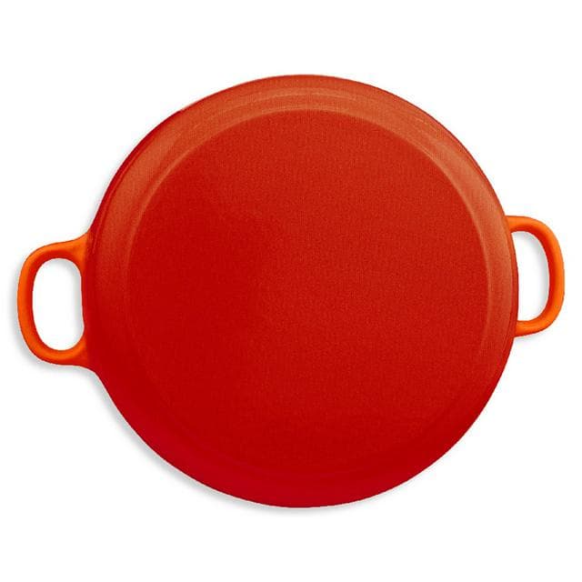 Habitat 3.3 Litre Cast Iron Casserole Dish - Orange - gallery image 5