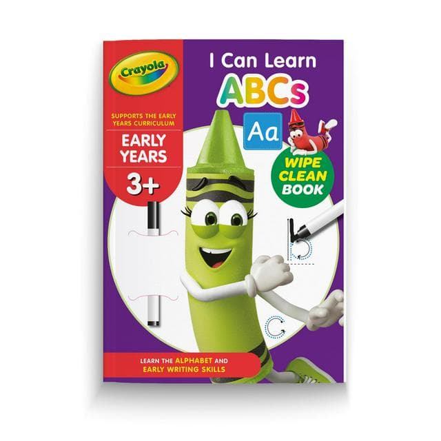 Crayola Wipe Clean Workbook 3+ Assortment - gallery image 1