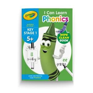 Crayola Wipe Clean Workbook 5+ Assortment