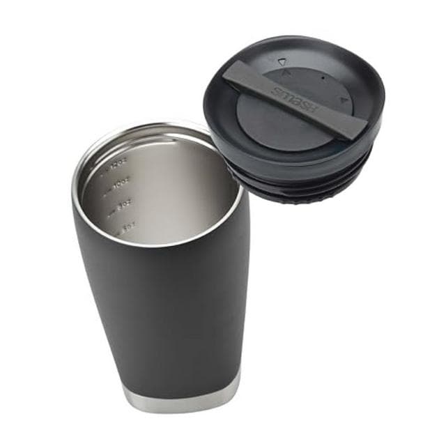 Smash Black Stainless Steel Coffee Cup - gallery image 3