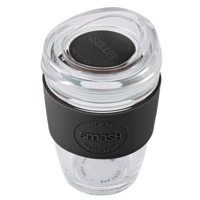Smash Glass Coffee Cup - Black - gallery image 2