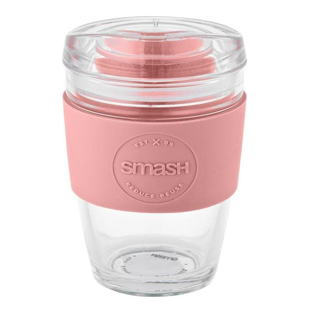 Smash Glass Coffee Cup - Pink - gallery image 1