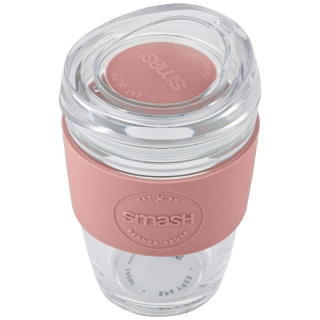 Smash Glass Coffee Cup - Pink - gallery image 2