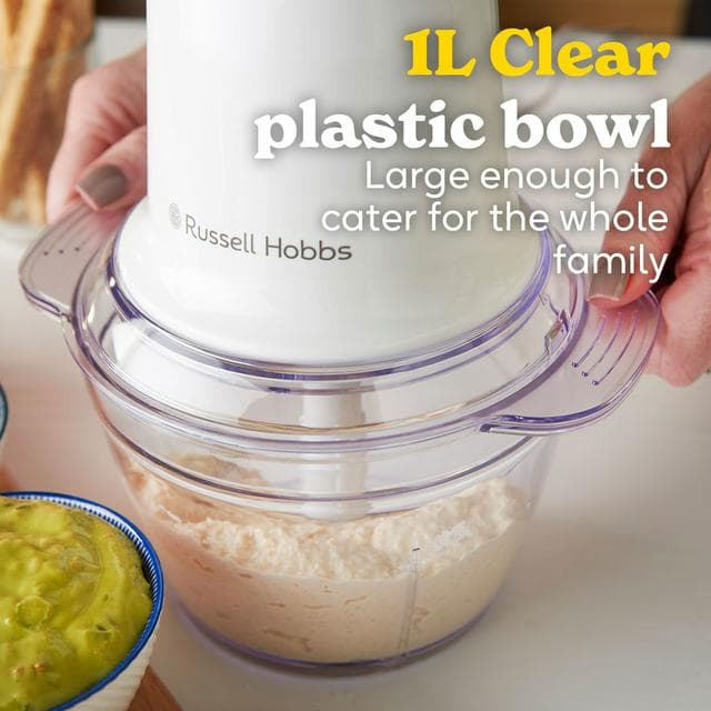 Russell Hobbs Go Create White Mini Chopper 27540 - gallery image 4