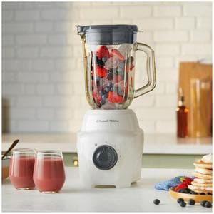 Russell Hobbs Go Create White 1.5L Glass Jug Blender 27580