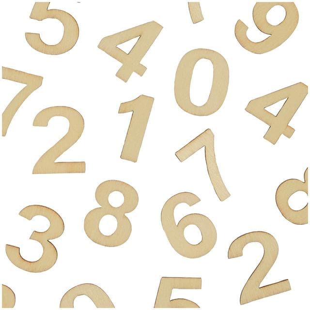 Get Creative Craft Wooden Numbers - gallery image 1