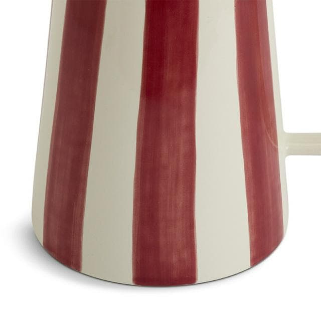 Habitat x Sanderson & National Trust Handpainted Large Stripe Berry Jug - gallery image 4