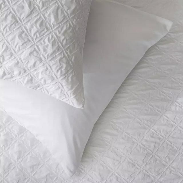 Sainsbury's Home Embossed Heatset White Bedding Set - gallery image 4