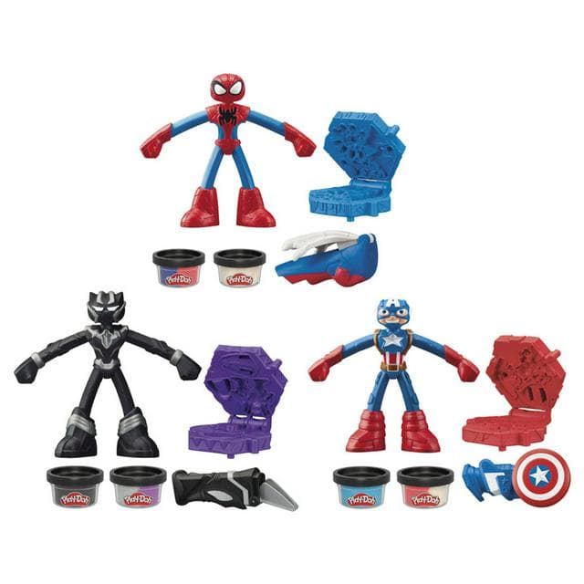 Play-Doh Marvel Figures Assortment - gallery image 1