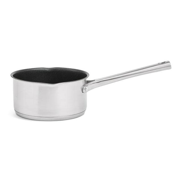 Habitat ellipse brushed stainless steel 14cm milk pan - gallery image 2