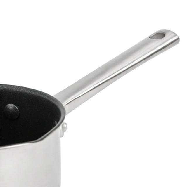 Habitat ellipse brushed stainless steel 14cm milk pan - gallery image 4