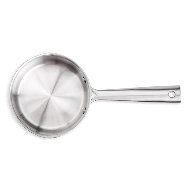 Habitat Ellipse Brushed Stainless Steel 16cm Saucepan - gallery image 5
