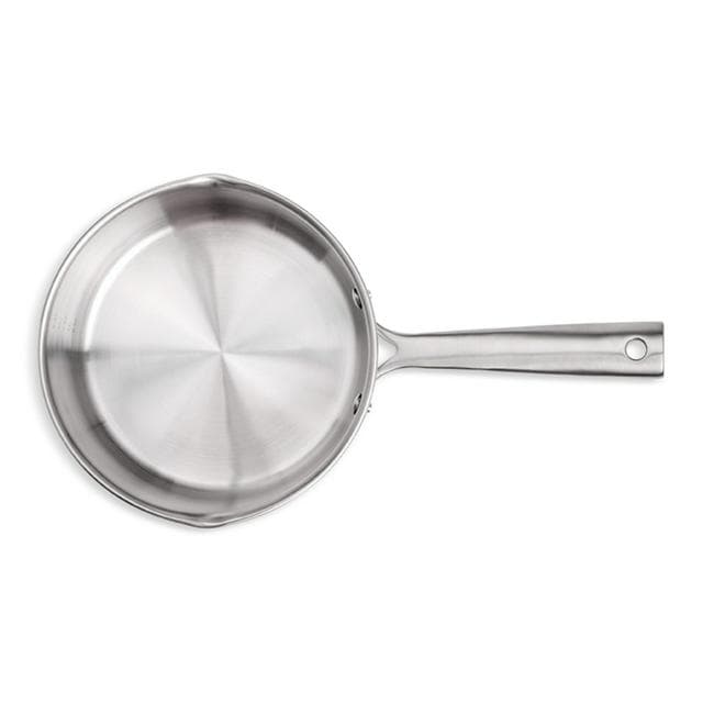 Habitat Ellipse Brushed Stainless Steel 18cm Saucepan - gallery image 5