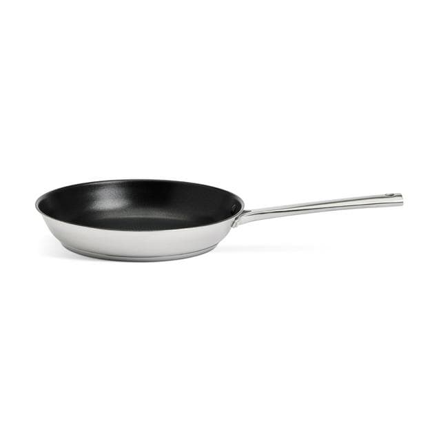 Habitat Ellipse Brushed Stainless Steel 24cm Frying Pan - gallery image 2