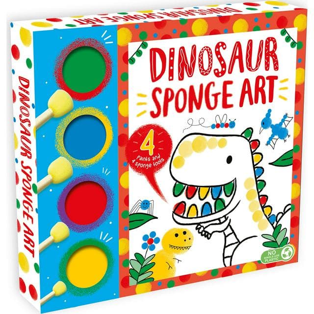 Igloo Books Dinosaur/Unicorn Sponge Art Book Assortment - gallery image 1