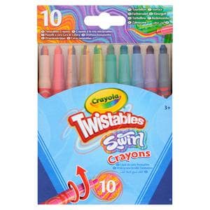Crayola Pack of 10 Swirl Twistable Crayons