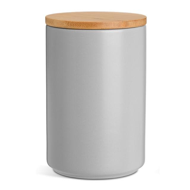 Habitat Matte Ceramic Storage Canister - Grey - gallery image 1