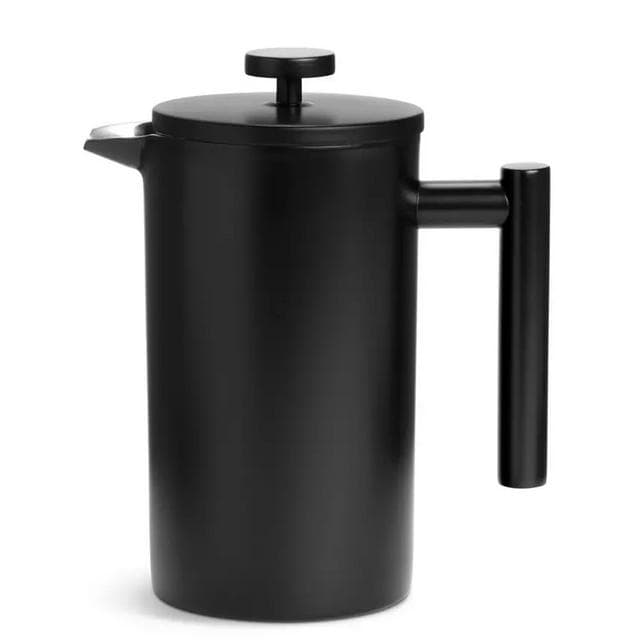 Habitat Double Walled 8 Cup 1000ml Cafetiere - Black - gallery image 1