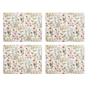 Sainsbury's Home Bee Floral Corkback Set of 4 Placemats