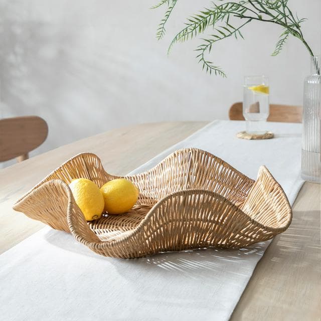 Habitat Rattan Wave Tray - gallery image 2